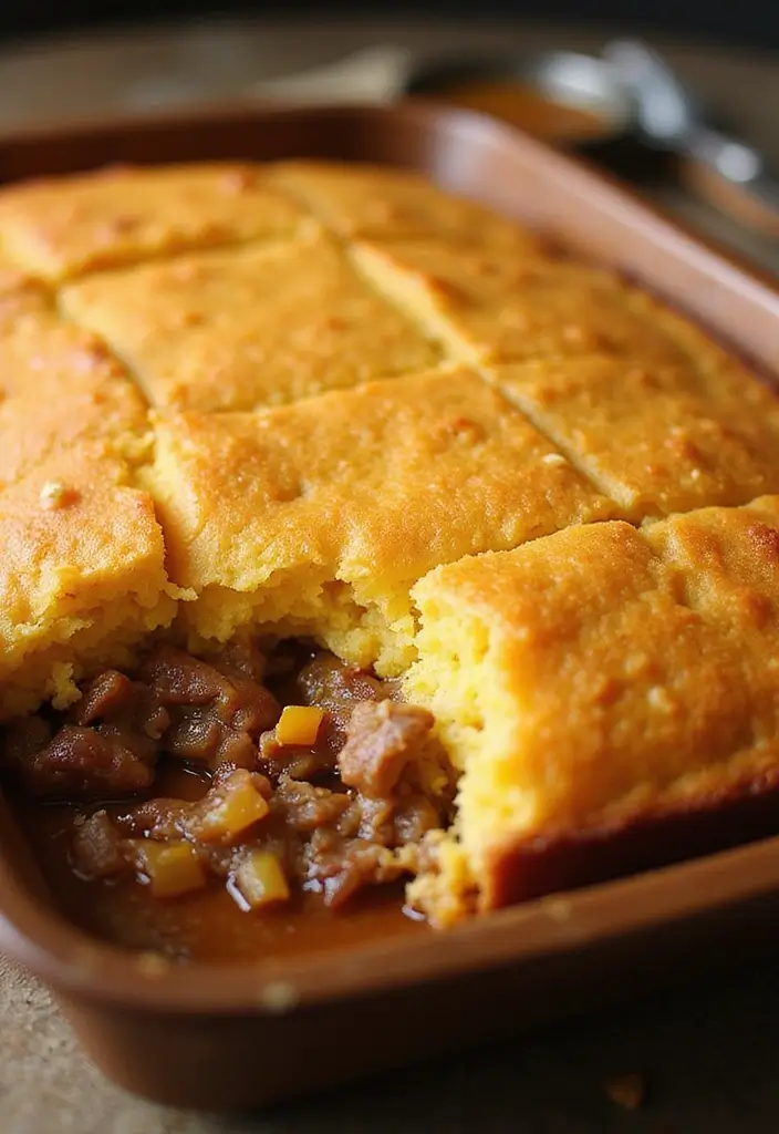 30 Pulled Pork Slow Cooker Recipes for Effortless Meals - 26. Pulled Pork Cornbread Casserole