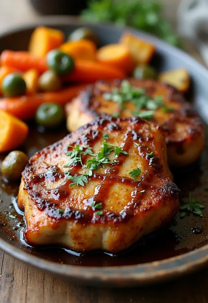 30 Quick and Easy Pork Chop Recipes for Busy Weeknights 76 30 Quick and Easy Pork Chop Recipes for Busy Weeknights - 12. Balsamic Glazed Pork Chops