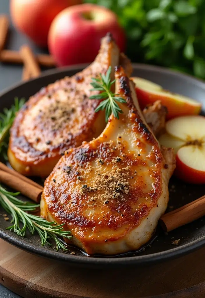 30 Quick and Easy Pork Chop Recipes for Busy Weeknights 107 30 Quick and Easy Pork Chop Recipes for Busy Weeknights - 17. Spiced Apple Pork Chops