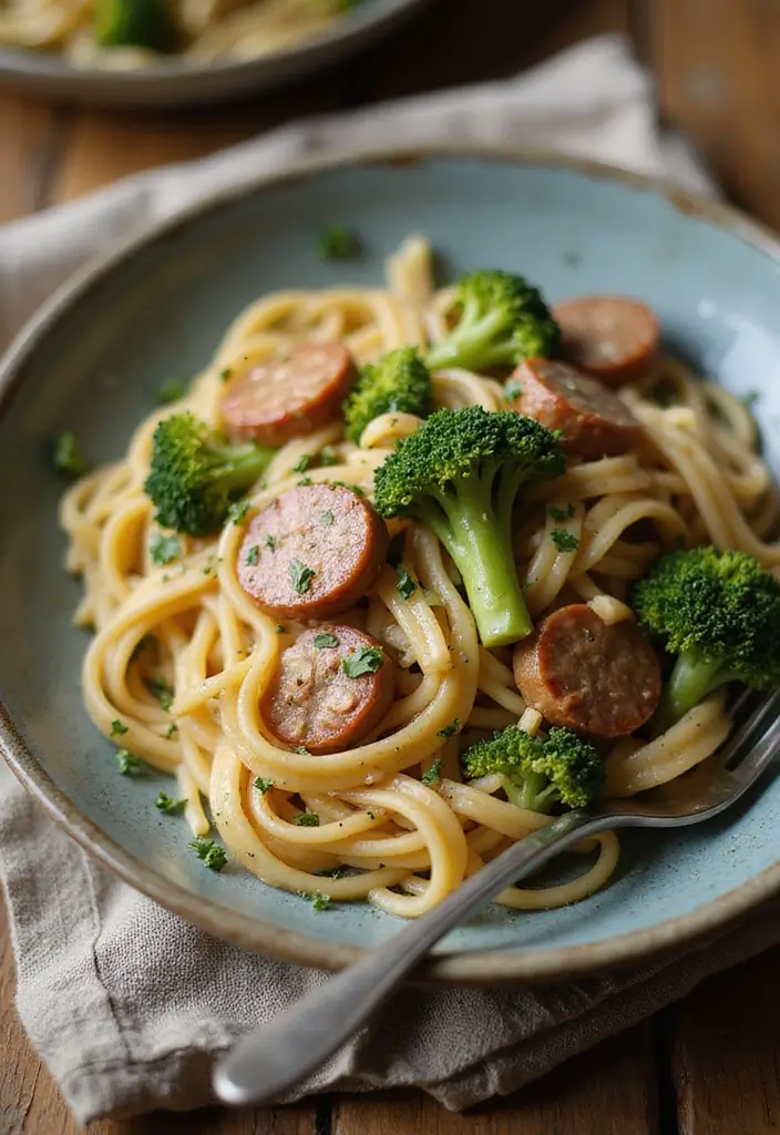 30 Recipes with Pork Sausage for Hearty and Satisfying Meals - 10. Sausage and Broccoli Pasta
