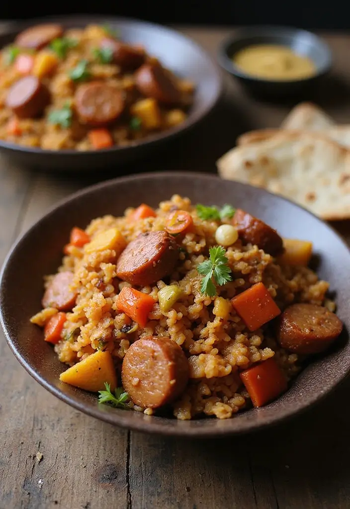 30 Recipes with Pork Sausage for Hearty and Satisfying Meals - 11. Pork Sausage Jambalaya