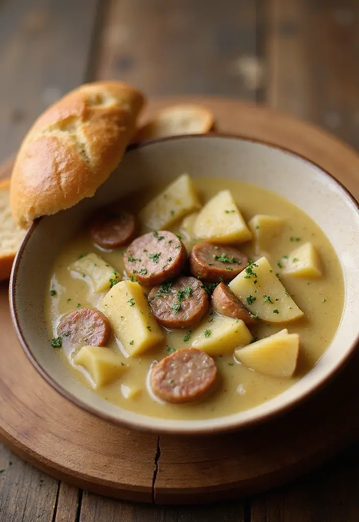 30 Recipes with Pork Sausage for Hearty and Satisfying Meals - 14. Sausage and Potato Soup