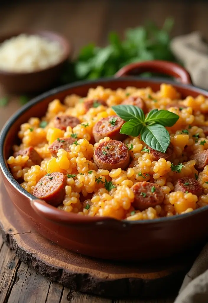 30 Recipes with Pork Sausage for Hearty and Satisfying Meals - 21. Pork Sausage and Rice Casserole