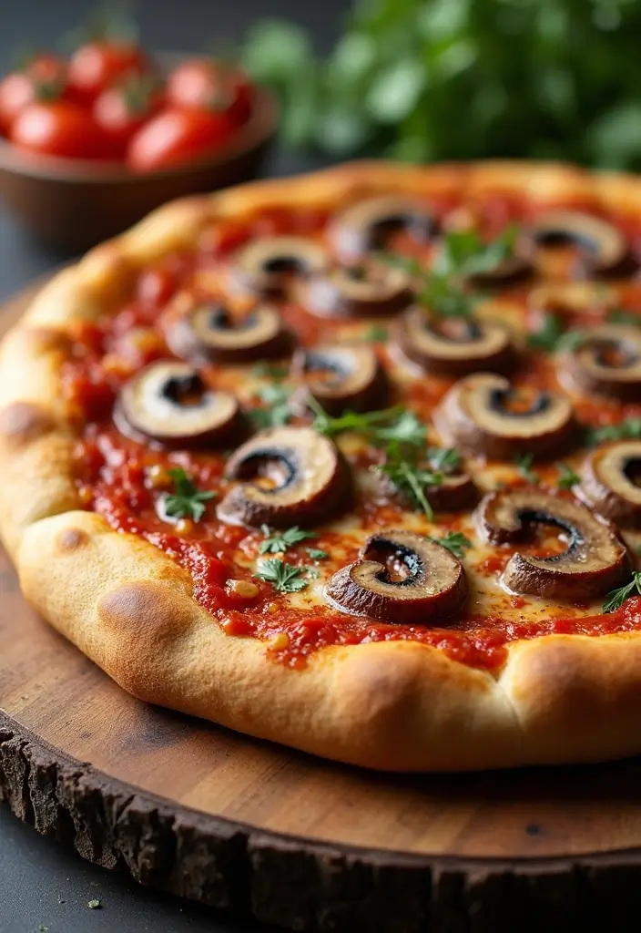 30 Recipes with Pork Sausage for Hearty and Satisfying Meals - 23. Sausage and Mushroom Pizza