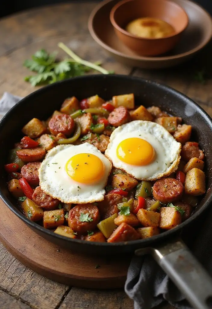 30 Recipes with Pork Sausage for Hearty and Satisfying Meals - 6. Pork Sausage Breakfast Hash