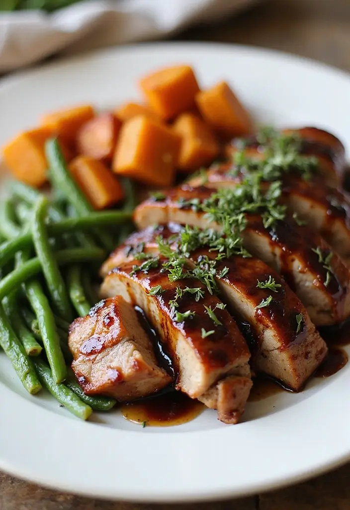 30 Recipes with Pork Tenderloin That Are Easy and Elegant 60 30 Recipes with Pork Tenderloin That Are Easy and Elegant - 10. Balsamic Glazed Pork Tenderloin