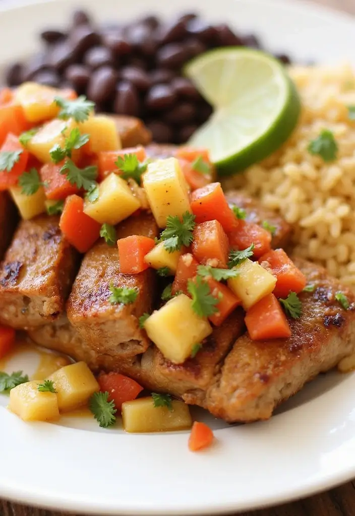 30 Recipes with Pork Tenderloin That Are Easy and Elegant 109 30 Recipes with Pork Tenderloin That Are Easy and Elegant - 17. Pineapple Salsa Pork Tenderloin
