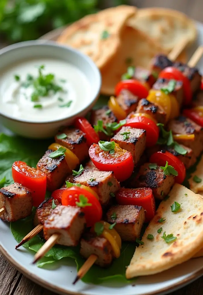 30 Recipes with Pork Tenderloin That Are Easy and Elegant 32 30 Recipes with Pork Tenderloin That Are Easy and Elegant - 6. Mediterranean Pork Tenderloin Skewers